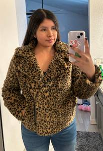 Cotton Candy Cheetah Coat