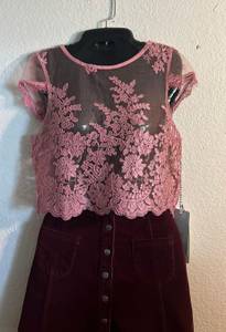 Mesh Pink Top Size S 