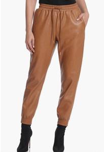 Vegan Leather Joggers