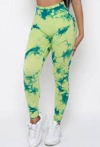 Scrunch Butt Leggings Wokout Yoga Legging Tie Dye Seamless Push Up Booty L