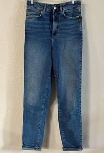 New Look Lift & Shape High Rise Mom Denim Jeans Medium Wash size 6 TALL