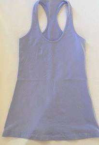 Lululemon Womens Racerback Tank Top Athletic Wear Lavender Dusk Blue/Purple