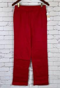 petite short red casual sweat pants- fleece NWT