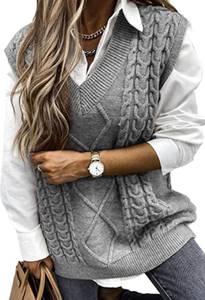 Gray Sweater Vest 