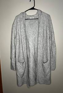 Knit Gray Cardigan