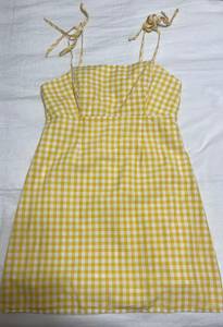 Yellow Gingham Dress