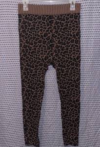 Women's  Ultra Stretch Brown Leopard Print Leggings Size L-XXLarge