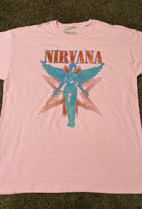 Nirvana In Utero Pink Tee Size XL