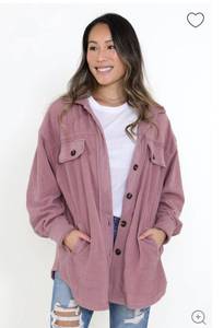 mauve purple fleece jacket