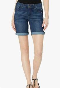 Democracy Ab Solution 7” Inseam Denim Shorts Size 8 Blue