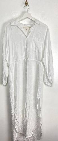 l*space L* Logan Midi Swim Cover Up Dress in White Size Small