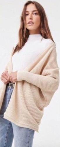 Jules & Leopold JL Knit Cardigan Open Front Sweater with Pockets Size L New with Tag