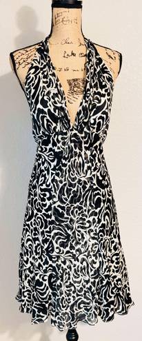 White House | Black Market WHBM Silk Halter Dress