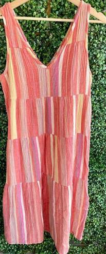 Marine layer NWOT -  Pink Striped Corinne Maxi | Sz Large