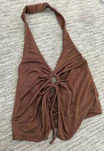 Brown  Crop Top