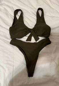 Amazon Olive Green Bikini