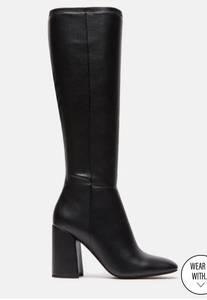 Steve Madden Knee High Black Books