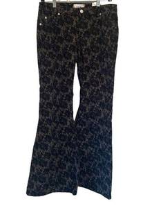 BDG  flare corduroy pants lace floral print NWT NEW urban‎ Outfitters size 27