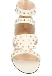 Studded leather Sandals white size 6