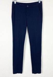 Cabi Capote #5073 Navy Skinny Front Seam Trouser Pants Size 0