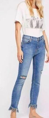 We The Free Free people  Great Heights raw hem jean 30