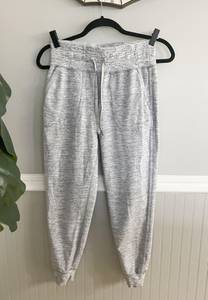 Lululemon Comfy As Sweat Pant Heathered Space Dye Joggers Size 4