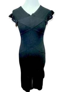 Zac Posen For Target Bandage Style Knit Little Black Dress XS