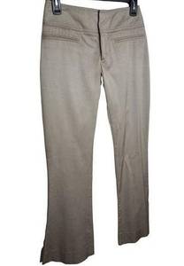 Gucci Tan Flare Flat Front‎ Low Rise Lana Wool Dress Pants IT 38 US 4 Women's