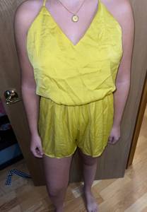 Forever 21 Yellow Romper