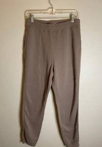 NEW Abercrombrie & Fitch Brown Soft A&F Collection Sweatpant Jogger Sz Med FLAW