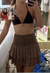 cheetah skirt