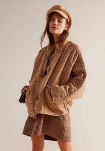 Free People  Dolman Quilted Knit Jacket