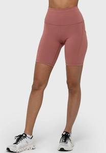 Lululemon dusty rose mauve pink high waisted wunder train biker shorts