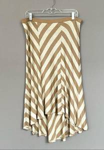 🆕 NWT Matty M Chevron Hi-Lo Skirt