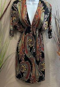 🔥5th&love🔥vintage, 1970 style printed dress