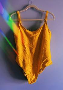 Yellow One Piece Swimsuit