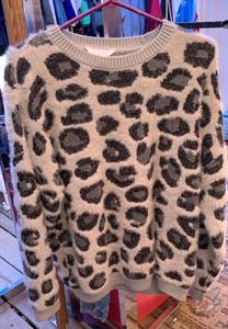 Leopard print sweater