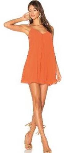 Heartloom Revolve Red/coral Erin Mini Dress