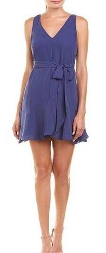 Parker NWT  Royal Blue V Neck Tie Front Dress Knee Length Brand New