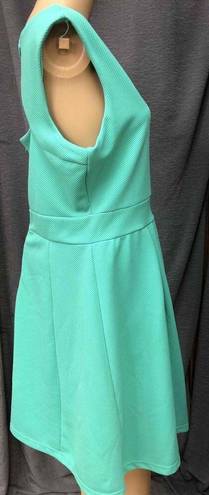 Tiana B  Jade Sleeveless V-Neck Pleated Fit & Flare Dress Womens Size 12