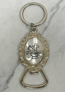 Dove Cross Bottle Opener Keychain Keyring