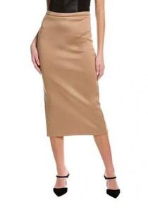 Gracia taupe midi pencil skirt size Medium NEW