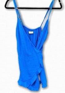 Flynn Skye Blue Wrap Shorts Romper