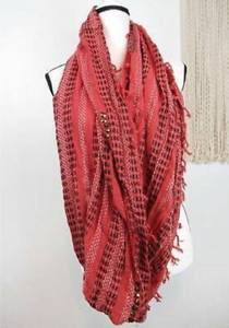 Urban Outfitters Staring at Stars Fringe Boho Sequin Scarf