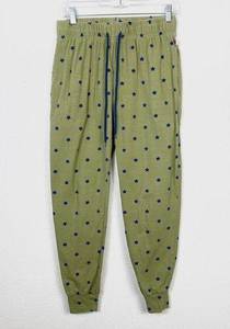 Sub_Urban Riot Green & Navy Star Print Jogger Pants