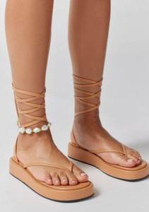 Square Toe Platform Sandal 