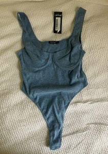 NWT  ribbed corset bodysuit