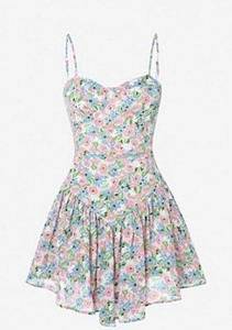 NWT Pink floral strap mini dress 🌷