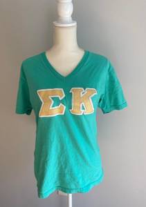 American Apparel Sigma Kappa Letter Shirt