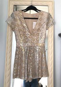 Sequined romper